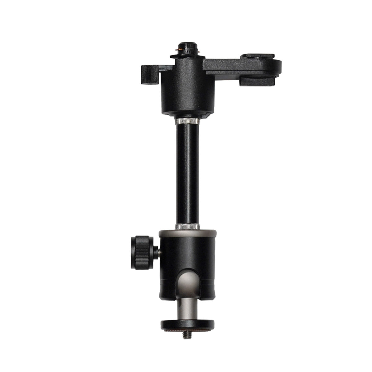 ダクトレール ライティングレール用プロジェクター天吊金具 ブラック ダブルロック 1/4インチネジ用 【耐荷重3kg】