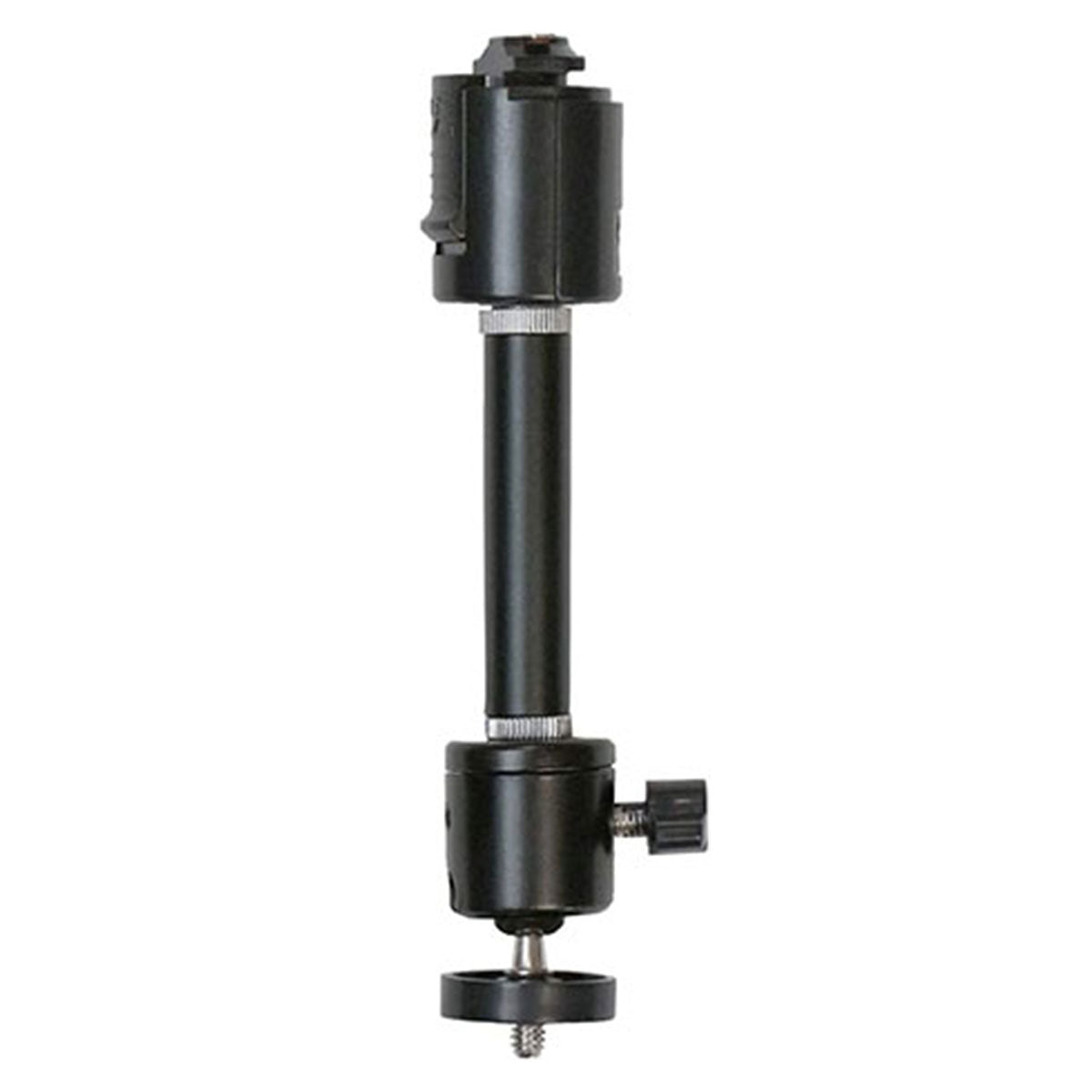 ダクトレール ライティングレール用プロジェクター天吊金具 ブラック シングルロック 1/4インチネジ用 【耐荷重1kg】