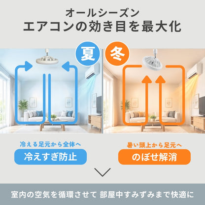 【ダクトレール用】LEDファンライト 扇風機 サーキュレーター DCモーター 照明 リモコン タイマー機能 省エネ 無階段調色/調光 DLF-100W